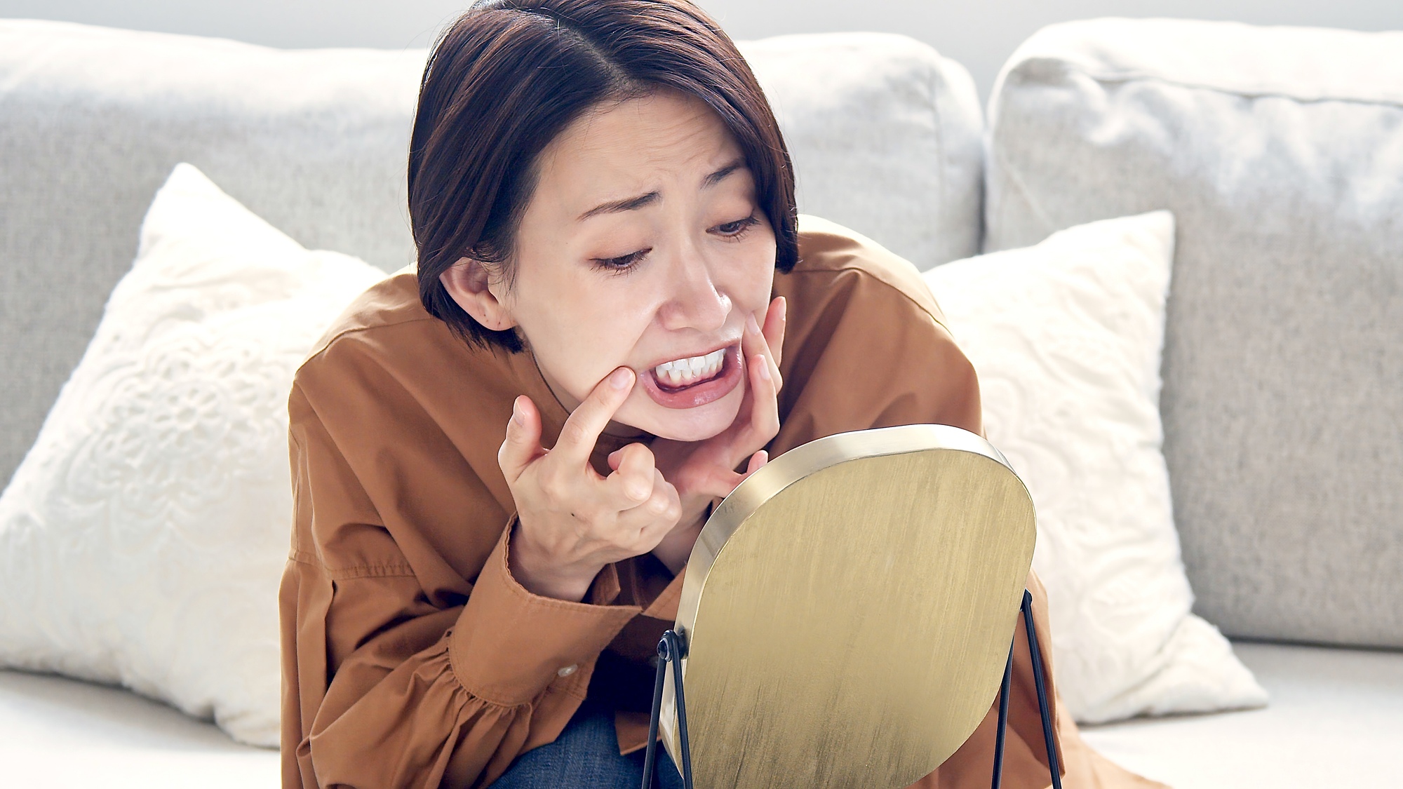 歯周病の女性